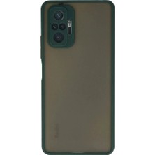 Mentra Online Xiaomi Redmi Note 10 Pro Kılıf Montreal Silikon Kapak - Yeşil