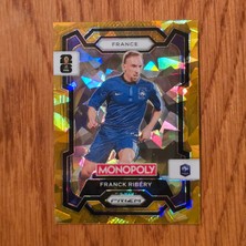 Panini Monopoly Prizm Franck Ribery Gold Cracked Ice Oyun Kartı No.8