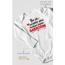Morivo Kids Babaya Özel Uzun Kollu Bebek Body %100 Pamuk