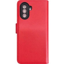Mentra Online Huawei Nova Y70 Trend S Plus Kapaklı Kılıf - Kırmızı