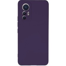 Mentra Online Xiaomi Mi 12 Lite Kılıf Nano Içi Kadife Silikon - Mor