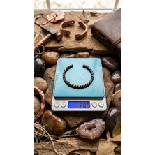 Mihrim Naturel 20 Gram Ince Burgu Saf Bakır Bileklik