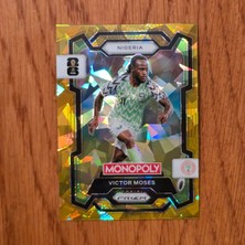 Panini Monopoly Prizm Victor Moses Gold Cracked Ice Oyun Kartı No.79