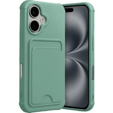 Mentra Online Apple Iphone 17 Kelvin Kartvizitli Silikon - Açık Yeşil