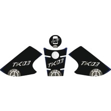 Aras Reklam ve Moto Aksesuar Kuba Tk-03 2021-2024 Uyumlu Tank Pad Seti