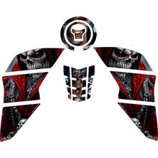Aras Reklam ve Moto Aksesuar Honda Msx 2014-2022 Uyumlu Tank Pad Seti