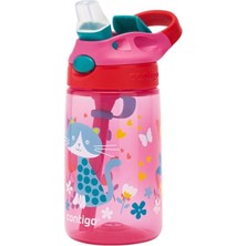 Empressco Çocuklar Için 420ML Flip Kedicik Su Matarası, Hafif ve Kullanışlı Tasarım