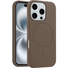 Beta Moda Hub Joko Apple iPhone 16 Pro Kılıf Jully Magsafe Kapak - Kahverengi