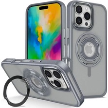 Mentra Online Joko Apple Iphone 16 Pro Banza Magsafe Standlı Kapak - Titan Gri
