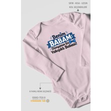 Morivo Kids Babaya Özel Uzun Kollu Bebek Body %100 Pamuk