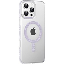 Mentra Online Joko Apple Iphone 16 Pro Move Taşlı Magsafe Kapak - Lila