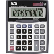Kraf HM-155 12 Haneli Masaüstü Hesap Makinesi Geniş Ekran ile Pratik Hesaplama İmkanı