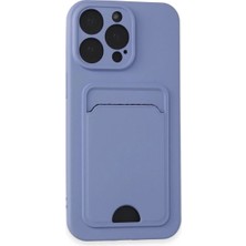 Mentra Online Apple Iphone 14 Pro Max Kılıf Kelvin Kartvizitli Silikon - Lila