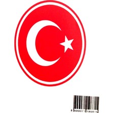 Ekstrafix The Sticker Story Türk Bayrağı TSS0615 Kişileştirme Stickerı - 2 Adet