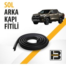 B&M Kauçuk Toyota Hilux (2016-2025) Sol Arka Kapı Fitili BM01342