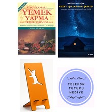 İnkılap Kitabevi Uygulamalı Yemek Yapma Temel Tekniği - Eğitim T... - Cemal Türkan + Kuzey Işıklarının Şarkısı + Telefon Tutucu