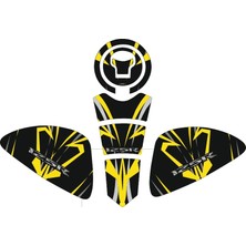 Aras Reklam ve Moto Aksesuar Honda CB125R 2018-2019 Uyumlu Tank Pad Seti