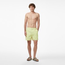 UNITED4 Regular Fit Erkek Sarı Deniz Şortu.CITRON