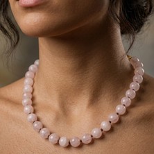 THEIA GemWorks Akala - Pembe Kuvars El Yapımı Kolye
