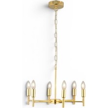 Elizim Home Lighting Narin Lüx Kaliteli Gold Sarkıt Avize