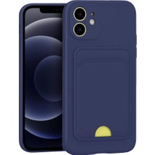 AKM Newface Apple iPhone 11 Kılıf Kelvin Kartvizitli Silikon - Lacivert