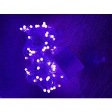 Mentra Online 10M 100 LED Damla Uçlu Pembe Işık Şeffaf Kablo Mz-17-9 - LED Işık