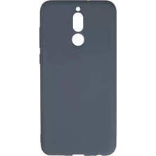 SiHako Mate 10 Lite Kılıf Nano Içi Kadife Silikon - Gri