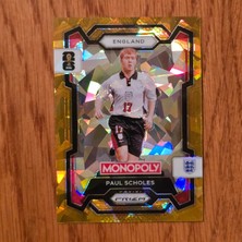 Panini Monopoly Prizm Paul Scholes Gold Cracked Ice Oyun Kartı No.24