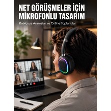 Nemere Kablosuz Bluetooth 5.0 Kulaklık Rgb Işıklı Tasarım