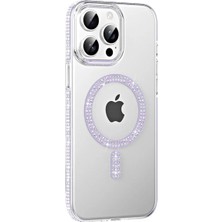 Mentra Online Joko Apple Iphone 14 Pro Max Move Taşlı Magsafe Kapak - Lila