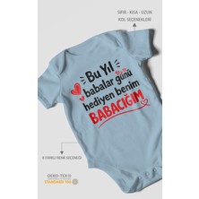 Morivo Kids Babaya Özel Kısa Kollu Bebek Body %100 Pamuk