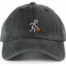 PataCute Minimal Basketbolcu Yıkamalı Şapka