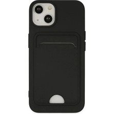 Mentra Online Apple Iphone 14 Plus Kılıf Kelvin Kartvizitli Silikon - Siyah