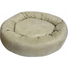 Petzen Bio Sand Biosand Simit Kedi Köpek Yatağı Gri 50 cm