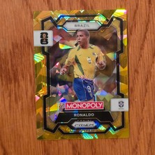 Panini Monopoly Prizm Ronaldo Gold Cracked Ice Oyun Kartı No.18