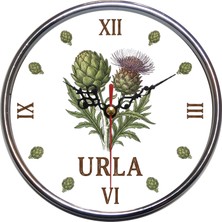 Bsb Urla Temalı Duvar Saati 16CM B1043
