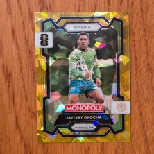 Panini Monopoly Prizm Jay-Jay Okocha Gold Cracked Ice Oyun Kartı No.82