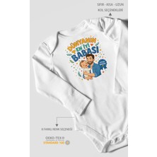 Morivo Kids Dünyanın En Iyi Babası Uzun Kollu Çıtçıtlı Bebek Body