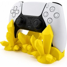 Yapı3D Kristal Tasarımlı Oyun Kumandası Standı 🕹️ Masaüstü Düzenleyici💎ps5 Ps4 Ps3 ve Xbox Serisi Uyumlu
