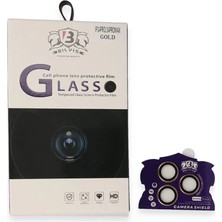 Mentra Online Apple iPhone 14 Pro Max Bilvis Titan Kamera Lens Darbeye Dayanıklı Ince Hafif - Gold