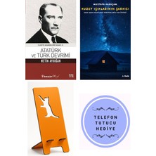 İnkılap Kitabevi Atatürk ve Türk Devrimi - Metin Aydoğan + Kuzey Işıklarının Şarkısı + Telefon Tutucu