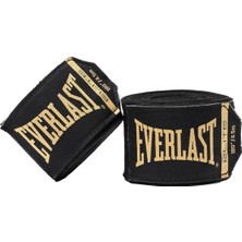 Everlast Elite Boxing Hand Wraps 180" Black/gold