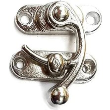 Mentra Online Yay Gözü, Tavla, Ahşap Kutu Klipsi - Minik 20X24 Mm, Nikel, 1 Adet