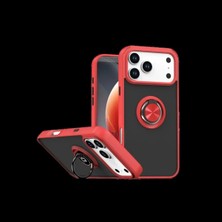 Mentra Online Apple iPhone 17 Pro Max Montreal Yüzüklü Silikon Kapak