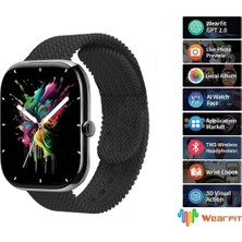 Tastech Yeni Akıllı Saat HK10 Pro Max+ 46MM Amoled Bluetooth Çağrı Nfc Akıllı Kol Saati Saat Watch