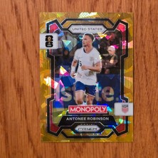 Panini Monopoly Prizm Antonee Robinson Gold Cracked Ice Oyun Kartı No.52