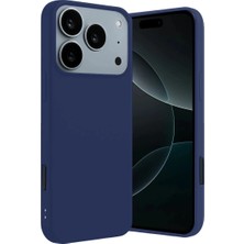 Apple iPhone 17 Pro First Silikon - Lacivert