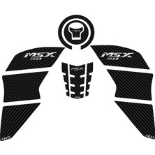 Aras Reklam ve Moto Aksesuar Honda Msx 2014-2022 Uyumlu Tank Pad Seti