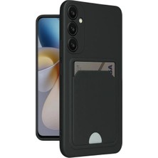 Mentra Online Samsung Galaxy A16 5g Kılıf Kelvin Kartvizitli Silikon - Siyah