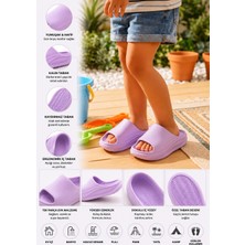 Sport Premium Unisex Çocuk Ortopedik Eva Terlik – Ultra Hafif Kalın Taban Kaymaz Esnek Ergonomik Ev Banyo Havuz Plaj Park Tatil Günlük Yazlık Çocuk Terliği